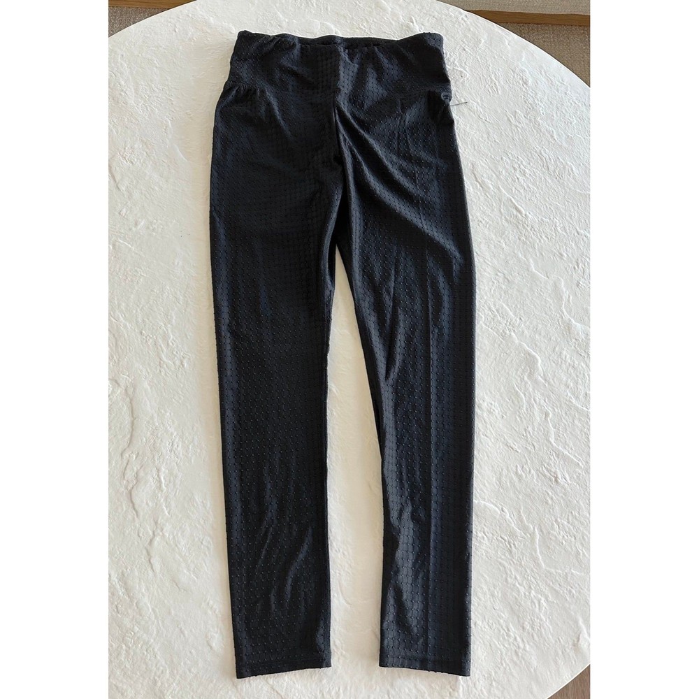 Black Polka Dot Ruched Leggings